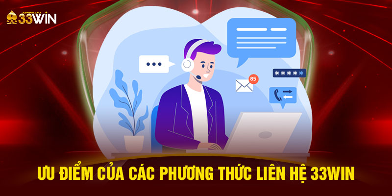 Ưu điểm của các phương thức liên hệ 33WIN